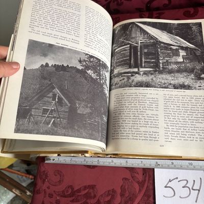 1971 Vintage History & Exploration Book "Ghost Towns of the West" Illustrated