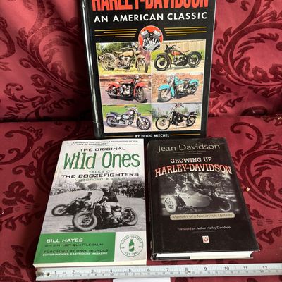 Harley Davidson and More Book Lot