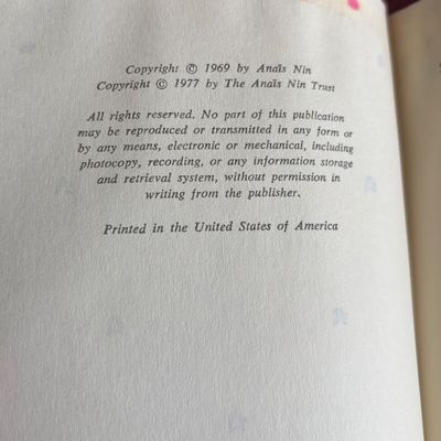 DELTA of VENUS, 1977, Anais NIN, Erotica