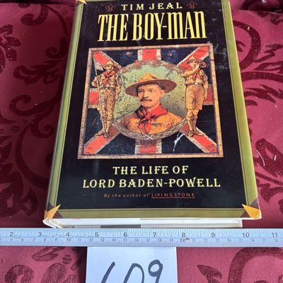 The Boy-Man: The Life of Lord Baden-Powell by Jim Teal (Hardcover - 1st Ed.)