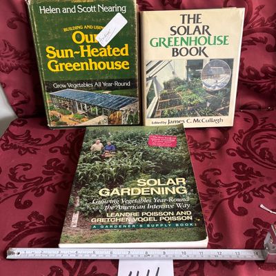 Solar Greenhouse Book Lot