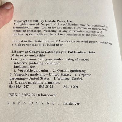 Gardening Book Lot