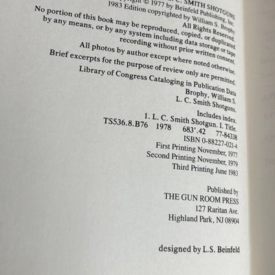 L.C. Smith Shotguns by Brophy 1983