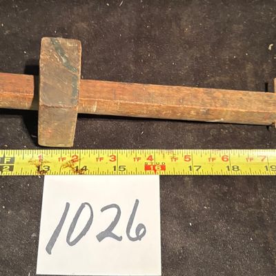 Antique Wood Scribe Woodworking Tool Mortise Marking Gauge Carpenter