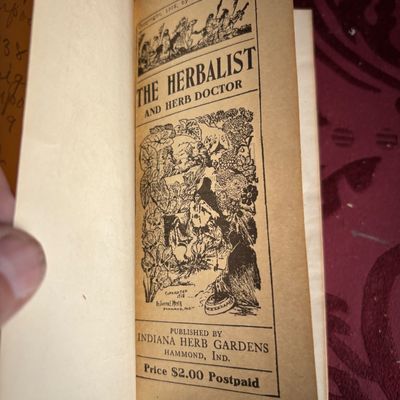The Herbalist By Joseph E. Meyer W/ Full Page Color Illustrations