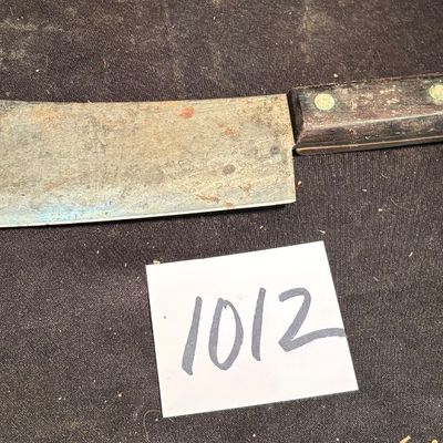 vintage butcher's meat cleaver