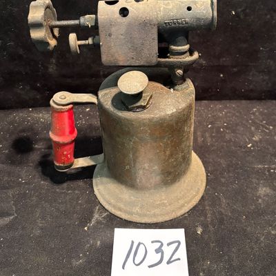 Vintage Turner Antique Brass Blow Torch