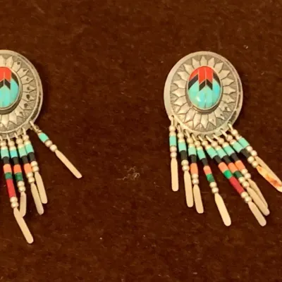 Southwest Sterling Silver Earrings