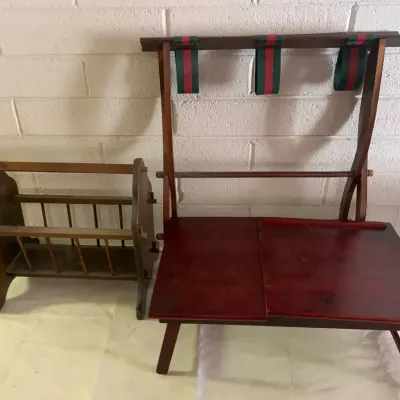 Foldable Lap Canvas, Side Table, And Magazine Holder