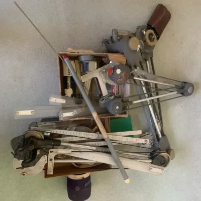 Vintage Drafting Machines And Graphing Supplies