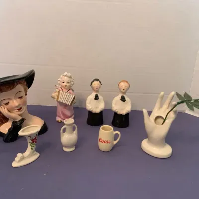 Vinate Porcelain Head Vase/ceramics Choir Angle & Boys