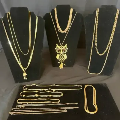 Goldtone Costume Jewelry Lot