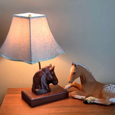 (2) Horse Themed Decor Items