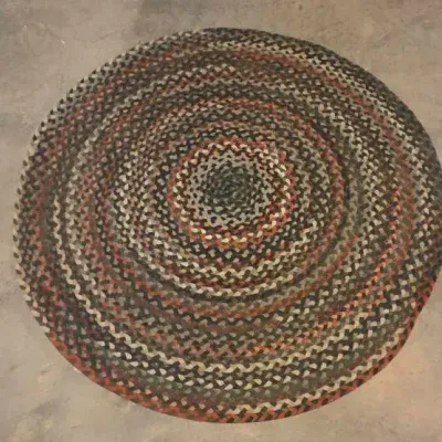 66" Round Rag Rug 