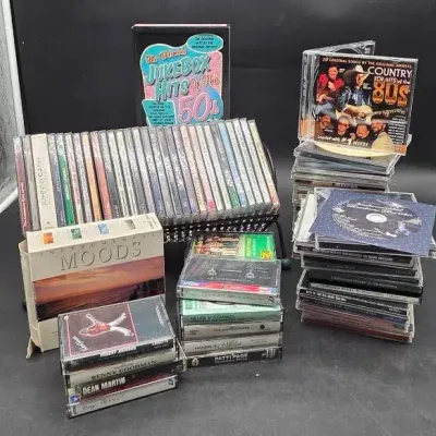 Mystery Lot of CD'S & Cassette Tapes 