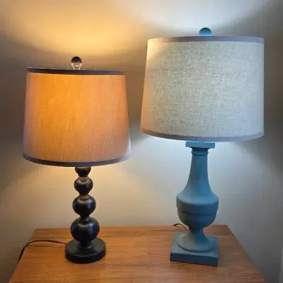 (2) Contemporary Table Lamps