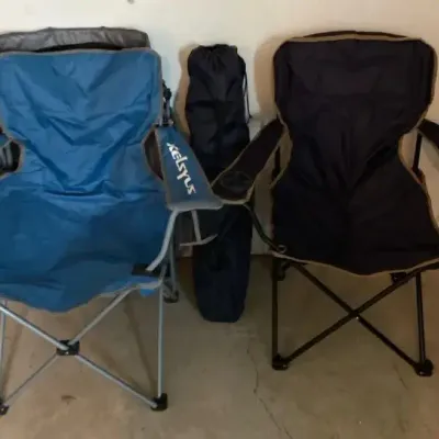(3) Folding Camping Chairs 