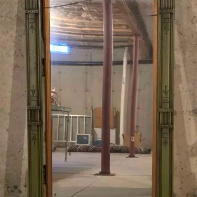 Mirror with Interesting Frame