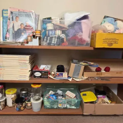 Mystery Lot of Sewing and Craft Supplies
