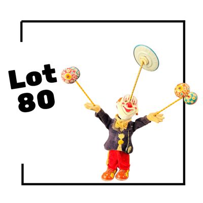 80 | VINTAGE | Plate Spinning Clown