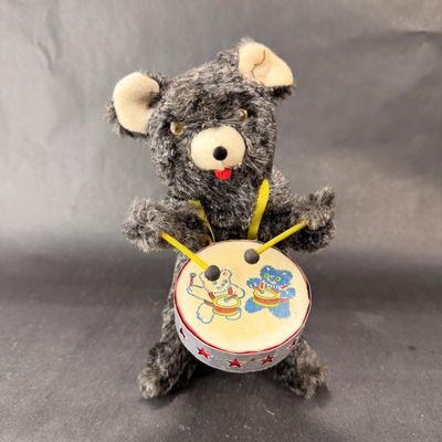 70 | VINTAGE | Mechanical Drummer Bear | ALPS