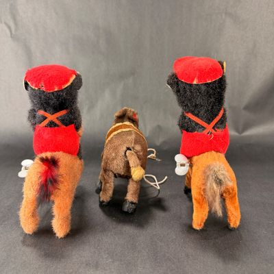 81 | VINTAGE | Trio of Donkeys | Bear Riders