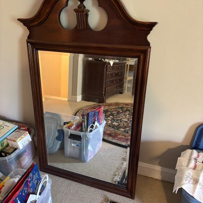 Mirror goes with dress in next picture