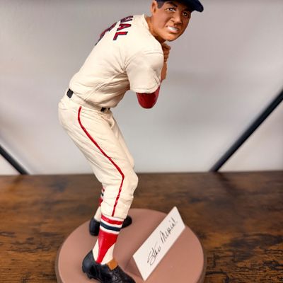 Autographed Stan Musial Figurine With COA