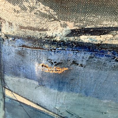 Charles Levier, Oil Painting, Original, Damaged