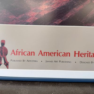 John Biggers Signed Print - African American Heritage Museum of Houston