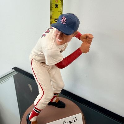 Autographed Stan Musial Figurine With COA