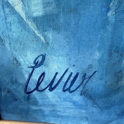 Charles Levier, Oil Painting, Original, Damaged
