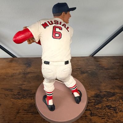Autographed Stan Musial Figurine With COA