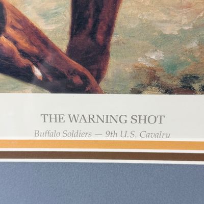 Don Stivers “The Warning Shot” Signed Buffalo Soldiers Print 2720/3000