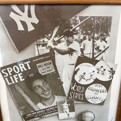 1984 Joe DiMaggio 70th Birthday Tribute Multi-Signed Poster – Resorts Casino – MLB Legends