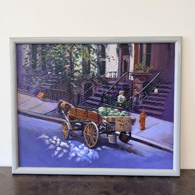 Steven Johnson Aryclic "Watermelon Man" Original Painting