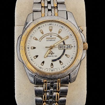 Seiko Men’s Kinetic Vintage Watch