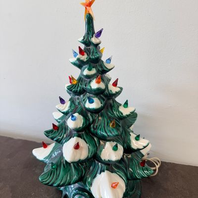 Vintage Ceramic Christmas Tree