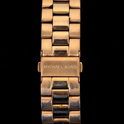 Michael Kors Runway Chronograph Rose Gold Stainless Steel Womens Watch MK5128