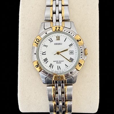 Seiko Quartz 2 Tone Watch