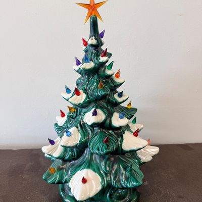 Vintage Ceramic Christmas Tree