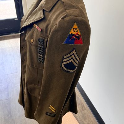 WWII Army Coat With Medals