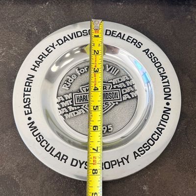 1995 Harley-Davidson / MDA "Ride for Life VIII" Pewter Plates