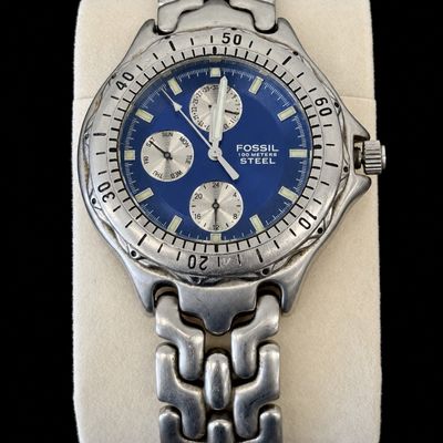 Fossil Steel 100 Meters Watch