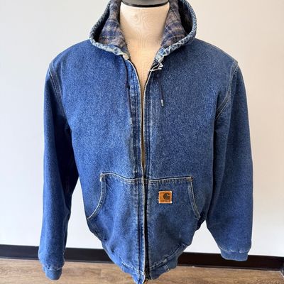 Vintage Carhartt Denim Eagles Jacket