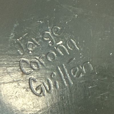 Signed Jorge Corona Guillen Mata Ortiz Blackware Olla Vase