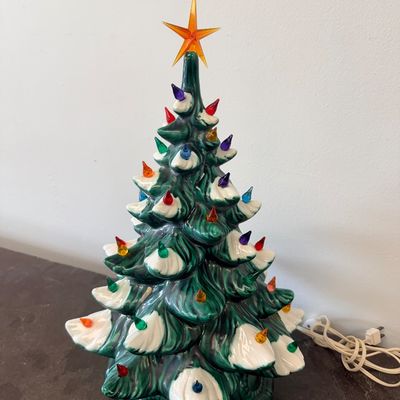 Vintage Ceramic Christmas Tree