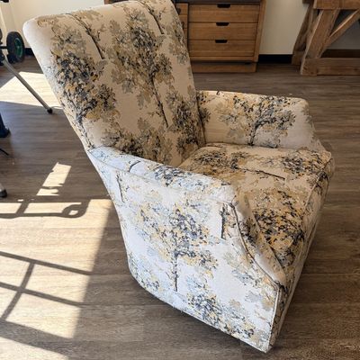 Arhaus Custom Swivel Accent Chair