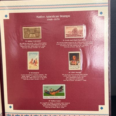 Official U.S. Tributes to Native Americans Coin & Stamp Collection Album