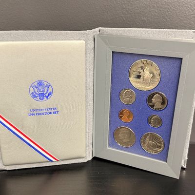1986 United States Liberty Prestige Proof Coin Set with Silver Dollar
